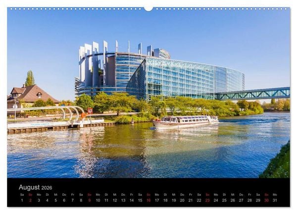 Produktbild: Stra&szlig;burg Impressionen (Wandkalender 2026 DIN A2 quer), CALVENDO Monatskalender