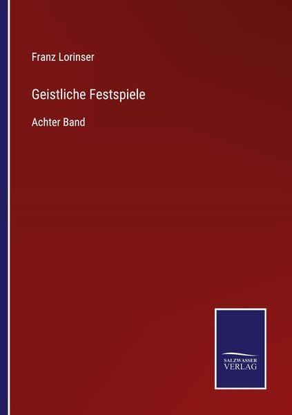 Produktbild: Geistliche Festspiele