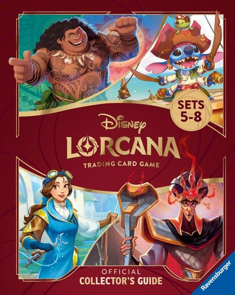 Disney Lorcana Trading Card Game - Official Collector's Guide: Sets 5-8 EN, Gebundene Ausgabe von , Ravensburger Verlag GmbH, 978-3-380-00008-2