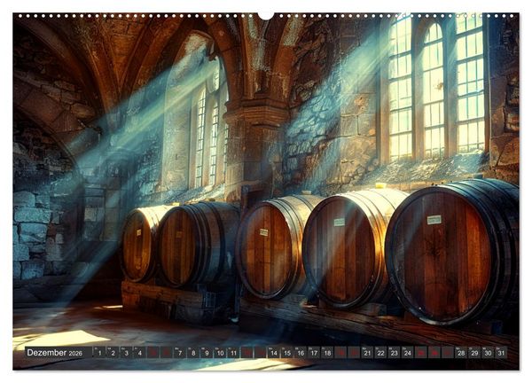 Produktbild: Wein begeistert (Wandkalender 2026 DIN A2 quer), CALVENDO Monatskalender