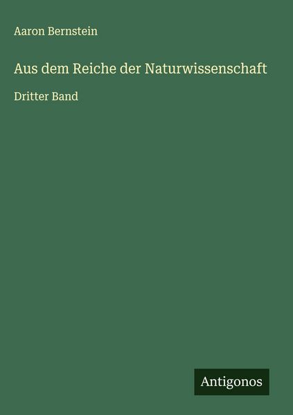Produktbild: Aus dem Reiche der Naturwissenschaft