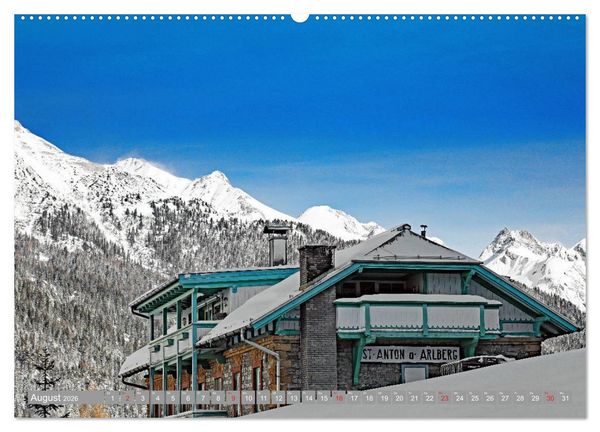 Produktbild: St. Anton am Arlberg (hochwertiger Premium Wandkalender 2026 DIN A2 quer), Kunstdruck in Hochglanz