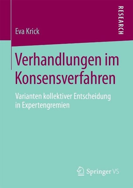 Produktbild: Verhandlungen im Konsensverfahren