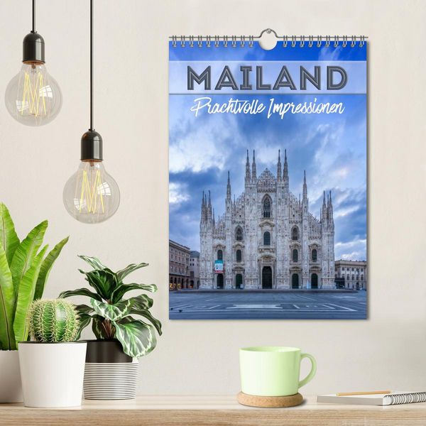 Produktbild: MAILAND Prachtvolle Impressionen (Wandkalender 2026 DIN A4 hoch), CALVENDO Monatskalender