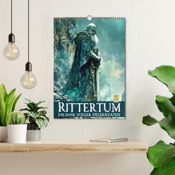 Produktbild: Rittertum - ein Jahr voller Heldentaten (Wandkalender 2026 DIN A3 hoch), CALVENDO Monatskalender