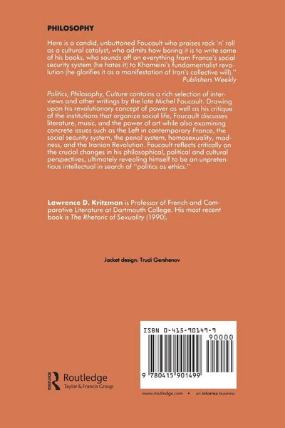 Produktbild: Politics, Philosophy, Culture
