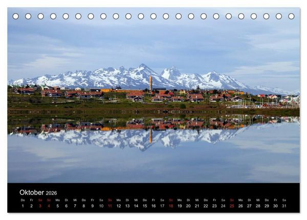 Produktbild: S&uuml;dpatagonien &ndash; das "Ende" der Welt (Tischkalender 2026 DIN A5 quer), CALVENDO Monatskalender