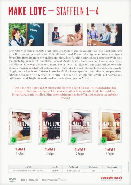Produktbild: Make Love - Sonderedition Folgen 1 - 4 [5 DVDs]