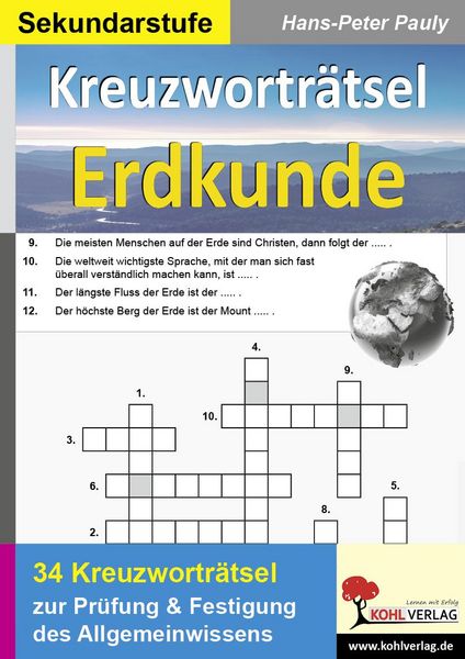 Produktbild: Kreuzwortr&auml;tsel Erdkunde
