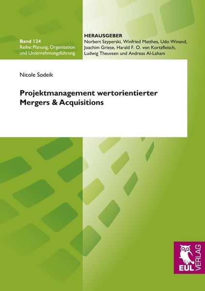 Produktbild: Projektmanagement wertorientierter Mergers & Acquisitions