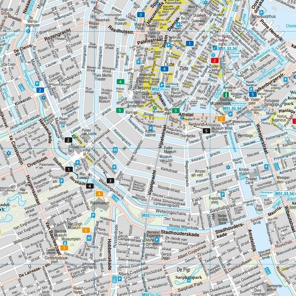 Produktbild: freytag & berndt Innenstadtplan Amsterdam 1:10.000