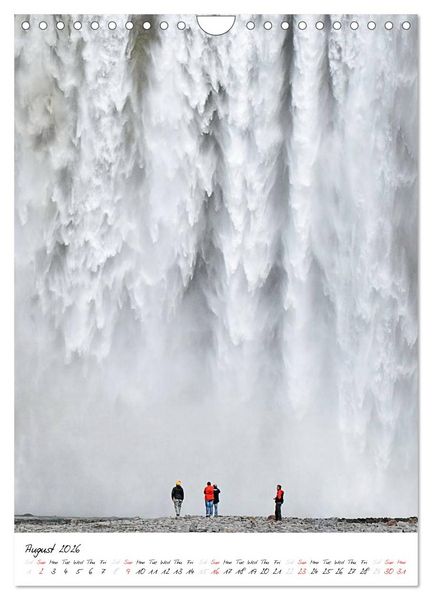 Produktbild: Iceland Calendar 2026 - Discover unique nature - UK Version (Wall Calendar 2026 DIN A4 portrait), CALVENDO 12 Month Wall Calendar