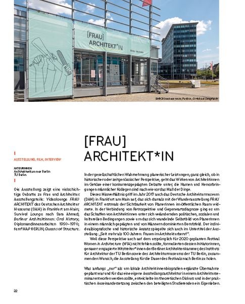 Produktbild: Women in Architecture Berlin