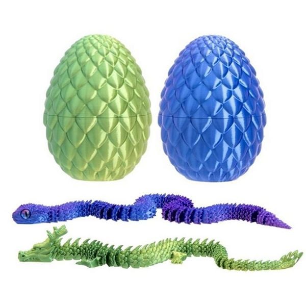 3D Dragons & Snakes Magisches Ei mit Überraschungseffekt, sortiert, Farbe nicht wählbar