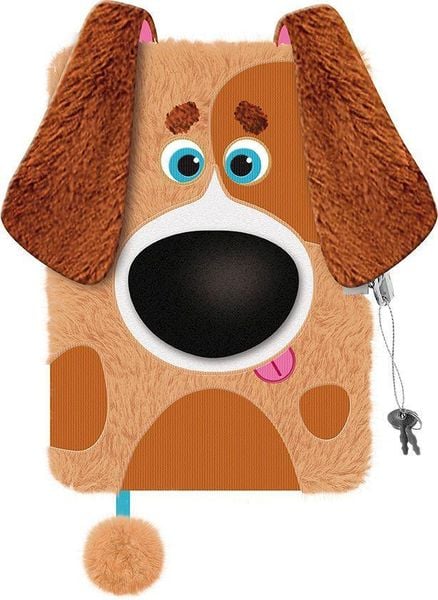 Produktbild: Tagebuch Pl&uuml;sch "PREMIUM Bernard the Dog", DIN A 5, 96 Seiten