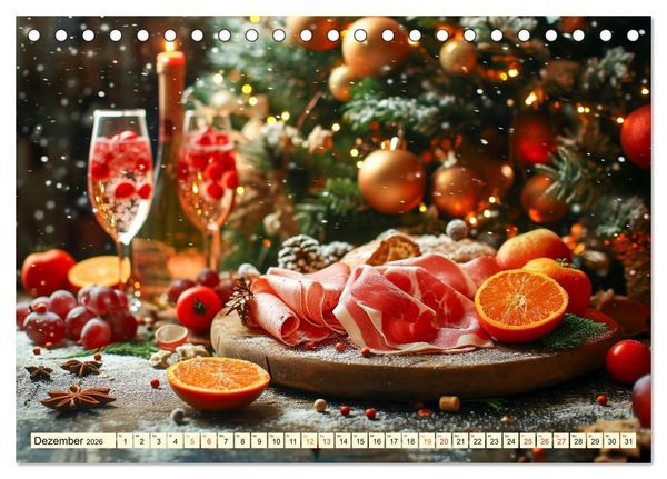 Produktbild: Picknick f&uuml;r Gourmets - Genuss erleben (Tischkalender 2026 DIN A5 quer), CALVENDO Monatskalender