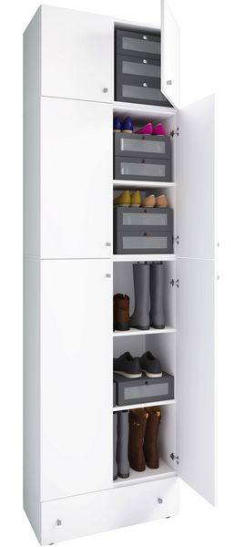 Produktbild: XXL Schuhschrank Kleiderschrank Schrank Lona 5f AS