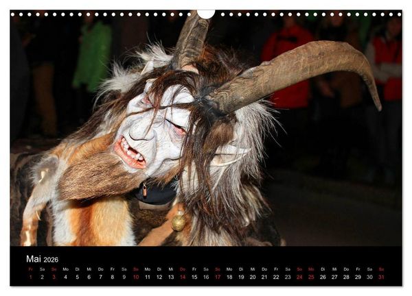 Produktbild: Perchten 2026 (Wandkalender 2026 DIN A3 quer), CALVENDO Monatskalender