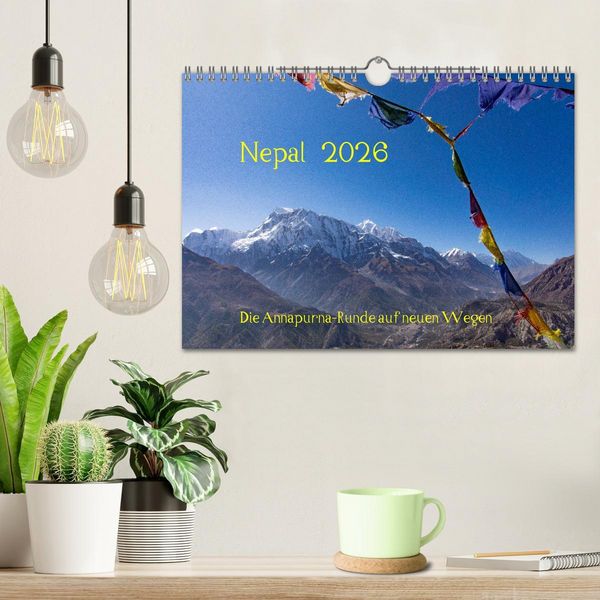 Produktbild: NEPAL - rund um die Annapurna (Wandkalender 2026 DIN A4 quer), CALVENDO Monatskalender