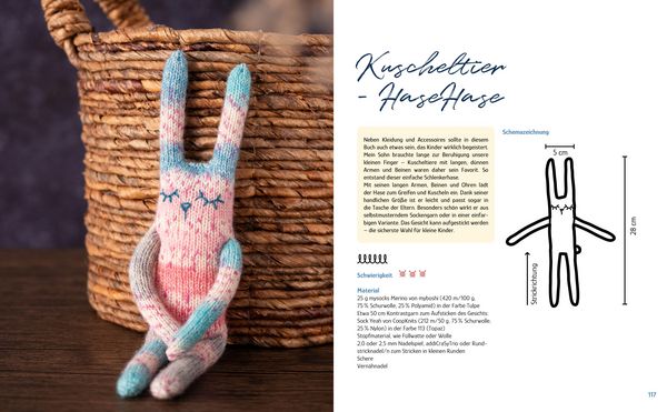 Produktbild: Stricken mit Sockenwolle f&uuml;r die Kleinen