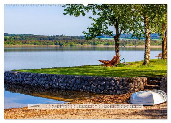 Produktbild: Rund um den Wallersee (hochwertiger Premium Wandkalender 2026 DIN A2 quer), Kunstdruck in Hochglanz