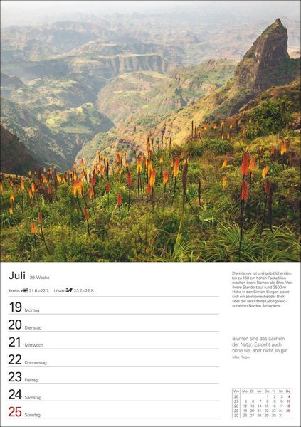 Produktbild: Natursch&auml;tze Afrikas Wochenplaner 2027 - Eine Reise in 53 Bildern