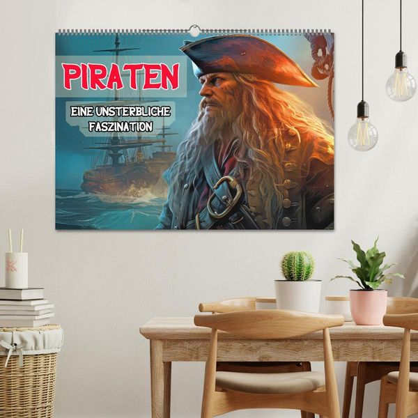 Produktbild: Piraten - Eine unsterbliche Faszination (Wandkalender 2026 DIN A2 quer), CALVENDO Monatskalender