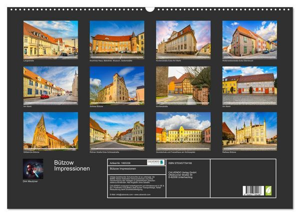 Produktbild: B&uuml;tzow Impressionen (Wandkalender 2026 DIN A2 quer), CALVENDO Monatskalender