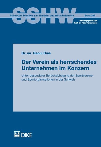 Produktbild: Der Verein als herrschendes Unternehmen im Konzern