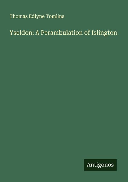 Produktbild: Yseldon: A Perambulation of Islington