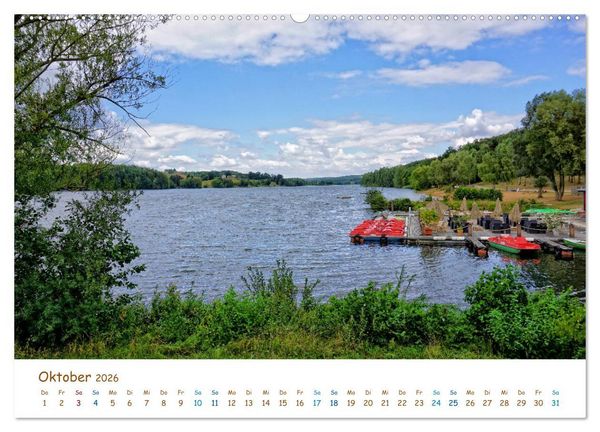 Produktbild: Brombachsee und Umgebung (hochwertiger Premium Wandkalender 2026 DIN A2 quer), Kunstdruck in Hochglanz