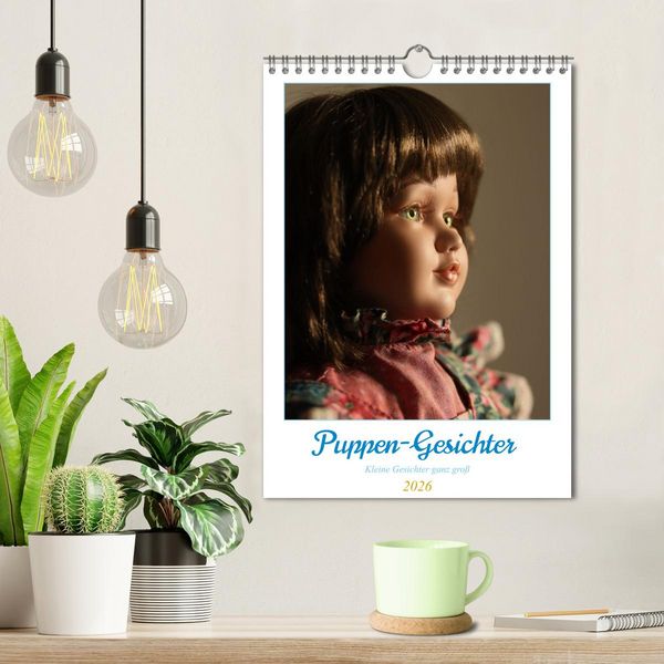 Produktbild: Puppen-Gesichter (Wandkalender 2026 DIN A4 hoch), CALVENDO Monatskalender