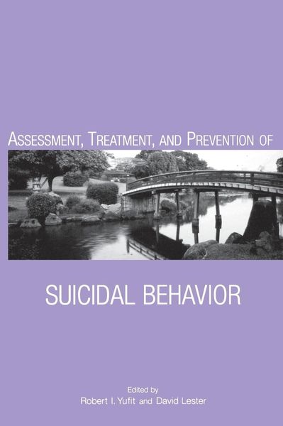 Produktbild: Assessment, Treatment, and Prevention of Suicidal Behavior