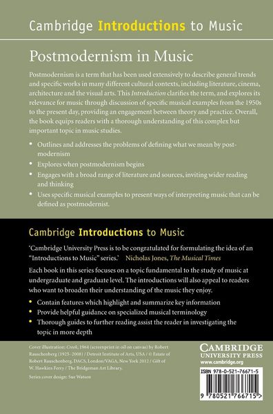 Produktbild: Postmodernism in Music