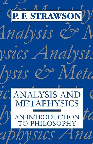 Produktbild: Analysis and Metaphysics