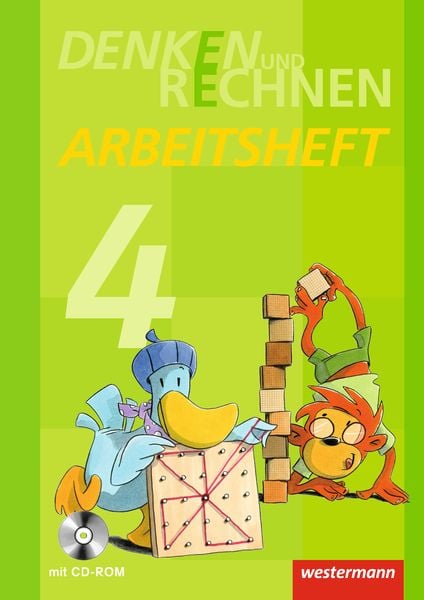 Denken und Rechnen 4. Arbeitsheft mit CD-ROM. Grundschulen in den östlichen Bundesländern, Geheftet von Christiane Gans,Ute Hentschel,Ute