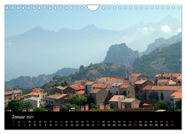 Produktbild: Korsikas St&auml;dte (Wandkalender 2027 DIN A4 quer), CALVENDO Monatskalender