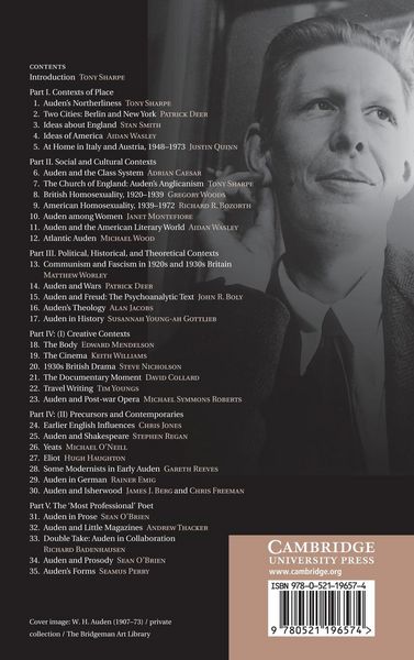Produktbild: W. H. Auden in Context