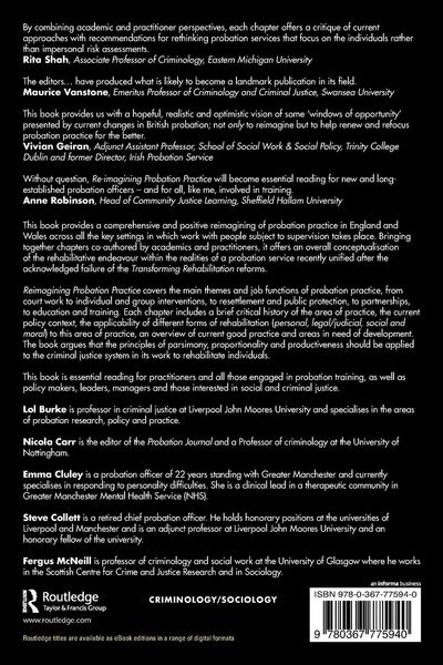 Produktbild: Reimagining Probation Practice