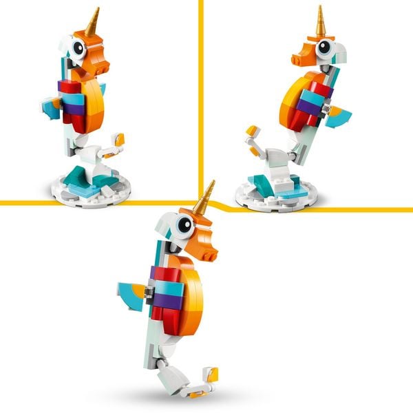 Produktbild: LEGO Creator 3in1 31140 Magisches Einhorn, Spielzeug mit Tierfiguren