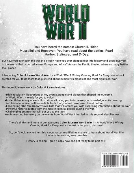 Produktbild: World War II (Color and Learn)