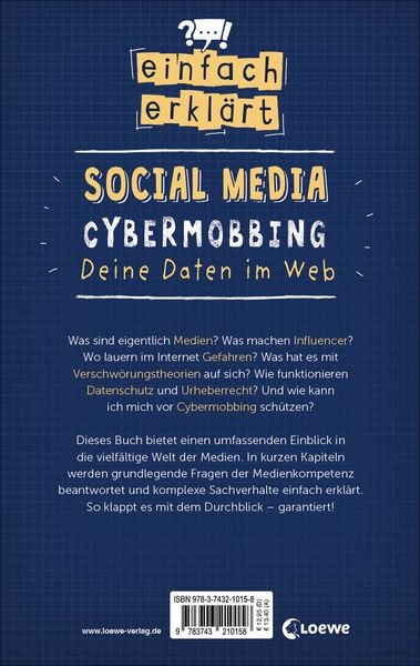 Produktbild: Einfach erkl&auml;rt - Social Media - Cybermobbing - Deine Daten im Web