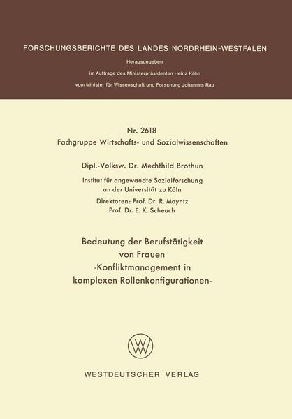 Produktbild: Bedeutung der Berufst&auml;tigkeit von Frauen