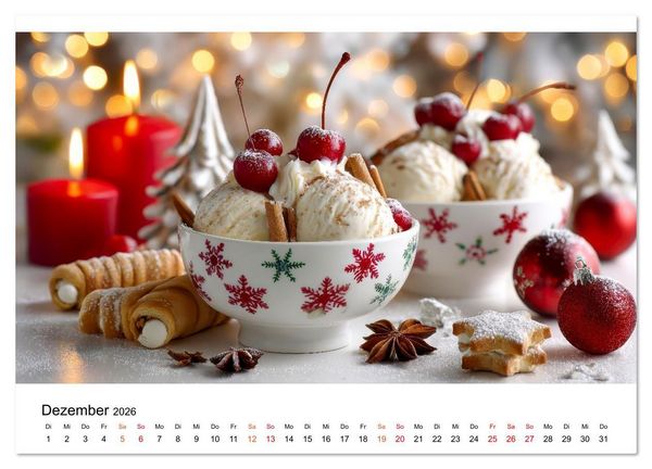 Produktbild: EIS dich gl&uuml;cklich (Wandkalender 2026 DIN A2 quer), CALVENDO Monatskalender