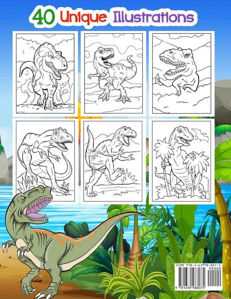 Produktbild: Terrifying T-Rex Coloring Book