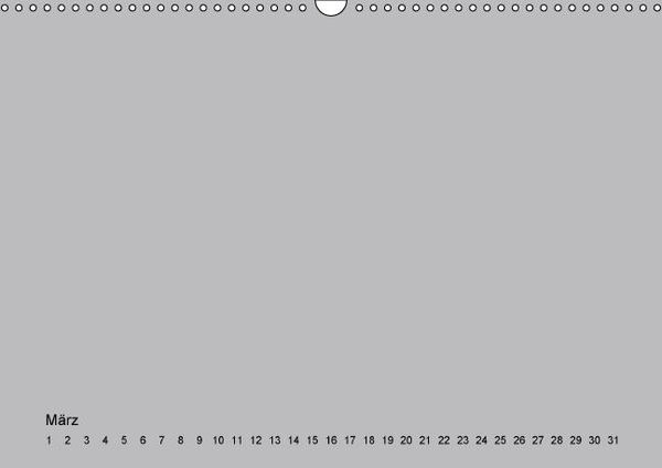 Produktbild: Geburtstags - Bastelkalender - Grau (Wandkalender immerw&auml;hrend DIN A3 quer)
