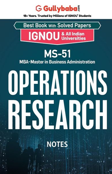 Produktbild: MS-51 Operations Research