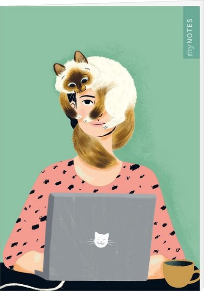 MyNOTES Papeterie: Notizheft Katzen regieren die Welt – Catoffice, Buch von , arsedition, 4014489140894