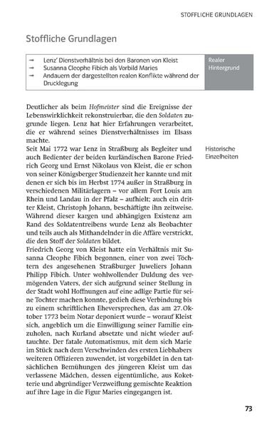 Produktbild: Klett Lekt&uuml;rehilfen J. M. R. Lenz, Der Hofmeister/Die Soldaten
