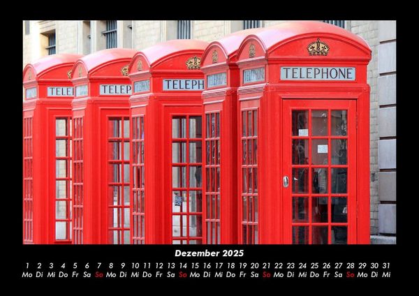 Produktbild: London 2025 Fotokalender DIN A3